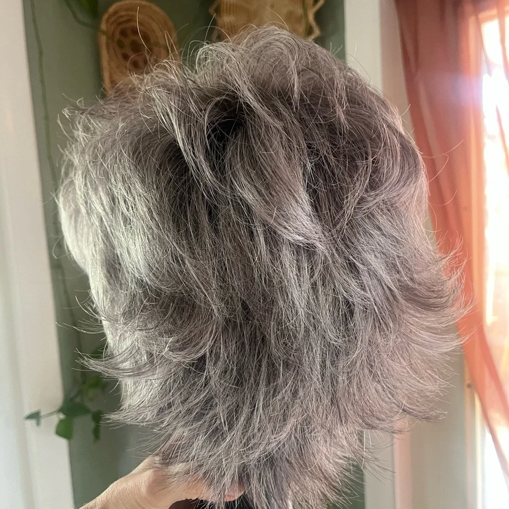 Nour NORIKO Lilac Silver adjustable Wig